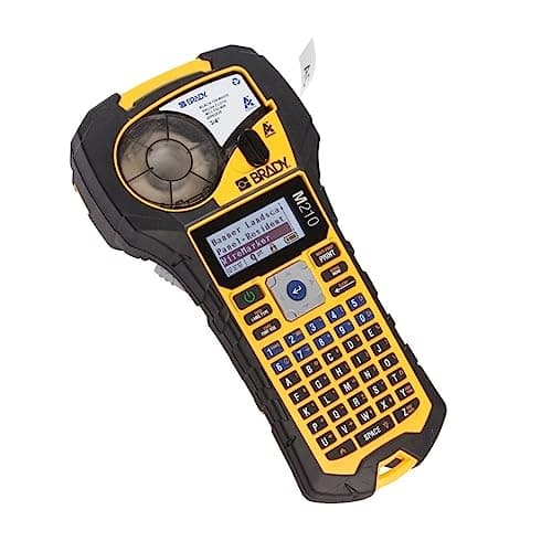 Image of Brady M210 Portable Label Printer - Labelling Device & Label Maker Handheld - Industrial Labelling Machine - incl. 1 Label Cartridge - replaces BMP21-PLUS