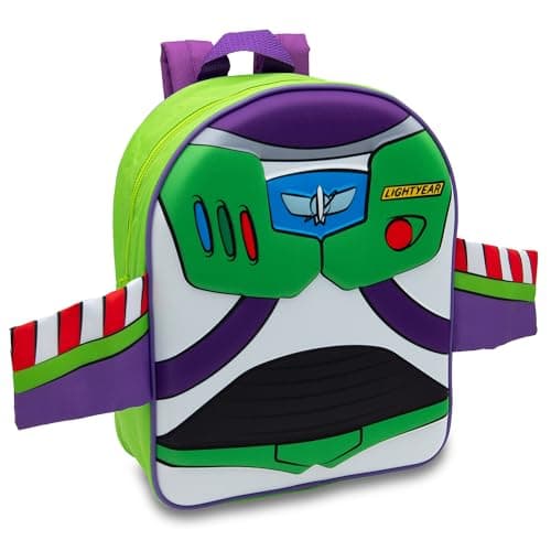 Image of Disney Kids Backpack Toy Story Buzz Lightyear 3D Childrens School Bag Boys & Girls Rucksack
