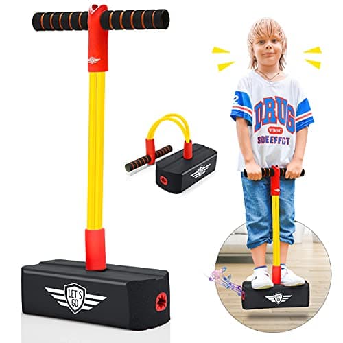 Image of Toyzey Pogo Stick for Kids Garden Toys —— Gifts for Kids (Black)