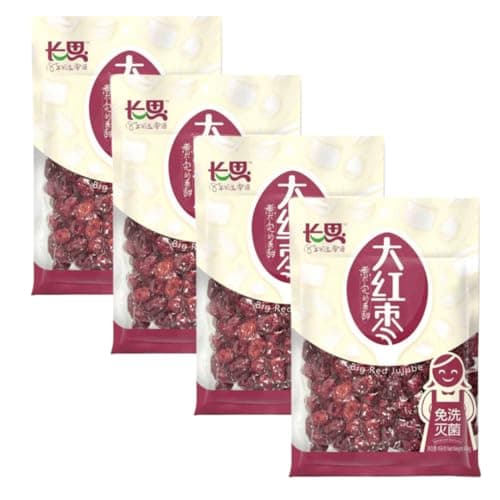 Image of Choillse Chinese Big Red Jujube Dates 454g 長思大紅棗 (Pack of 4)
