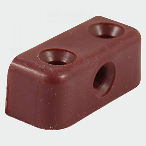 Image of TIMCO Modesty Block - 34 x 13 x 13mm - Brown - Pack of 10