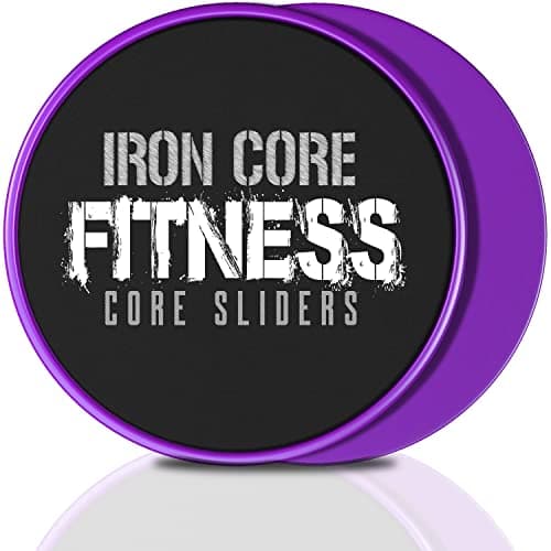 Image of Core Sliders Workout Sliders Discs Fitness Gliding for Exercise. (Power Purple)