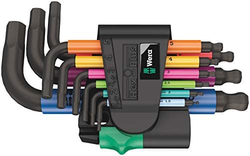 Image of Wera 950/9 Hex-Plus Multicolour 2 L-Key Set, 1.5-10 mm, 05133164001