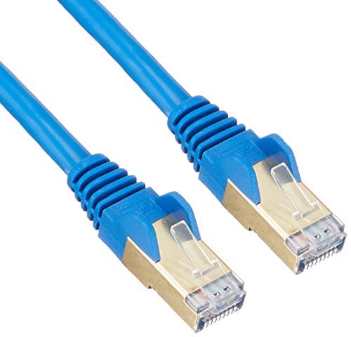 Image of StarTech 2m CAT6a Ethernet Cable - 10 Gigabit Shielded Snagless RJ45 100W PoE Patch Cord - 10GbE STP Network Cable with Strain Relief - Blue - UL, TIA (6ASPAT2MBL)