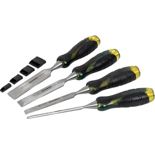 Image of Roughneck ROU30154 Bevel Edge Chisel Set - 4 Piece