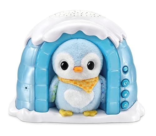 Image of VTech Baby Soothing Starlight Igloo, Calming Light Projector with Relaxing Melodies, Nature Sounds and White Noise, Toy for Babies 0, 3, 6, 12 Months Plus, English Version