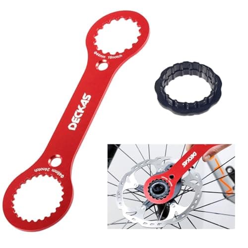 Image of YGCQFH BB Axis Wrench, Aluminium Alloy Bottom Bracket removal Tool, DUB/TL-FC32 Double-Ended BB Spanner, Compatible with TL-FC25/TL-FC24 Adapter, Bicycle Repair Tool, Lightweight & Durable