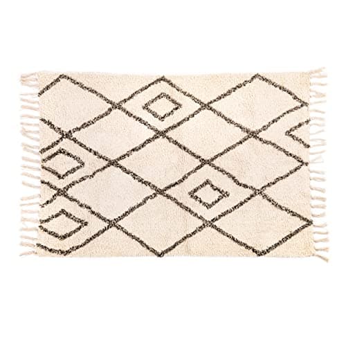 Image of Sass & Belle Berber Style Diamonds Tufted Rug Medium