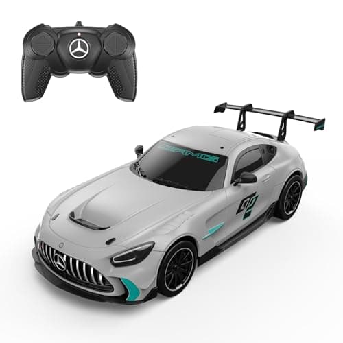 Image of RASTAR 1/24 RC Car Mercedes AMG GT2 Remote Control Car, Mercedes AMG Toy Car for Kids Boys, Silver RC Sports Car