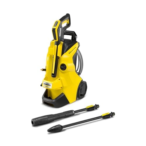 Image of Kärcher K 4 Power Control Flex Pressure Washer, max. 130 bar,Flow Rate:420 l/h,Area Coverage: 30 m²/h,Water Filter,Weight: 11.5 kg, High-Pressure Hose,Dirt Blaster,Spray Lance,Standard,Yellow/Black