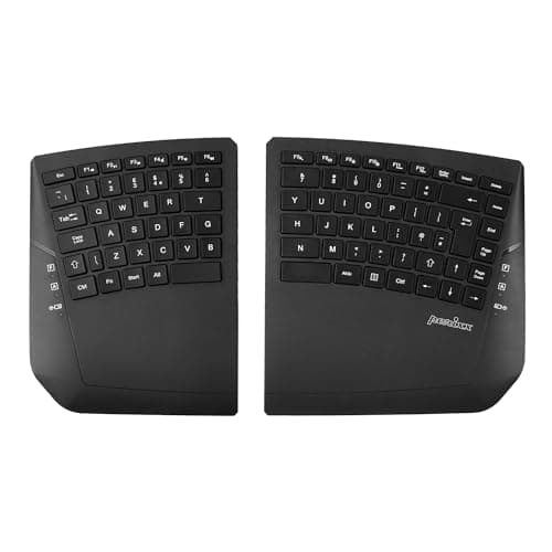 Image of Perixx PERIBOARD-624B Wireless True Ergonomic Split Keyboard, Two Separated Halves Design, UK QWERTY Layout