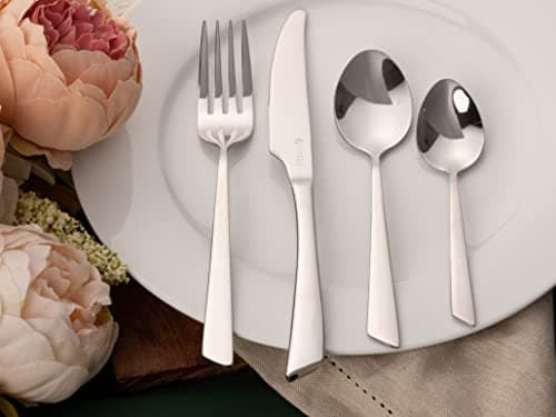 Image of Viners Flair 24 Piece 18.0 Stainless Steel Cutlery Set. 25 Year Guarantee