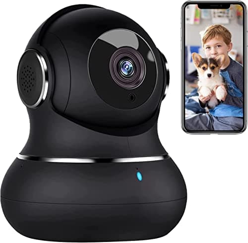 Image of litokam Little elf Smart Camera, 2K Indoor Security Camera with 360° Motion Tracking, Pet Camera Night Vision, [2025 New] House Cameras for Pet/Nanny, WiFi Camera Two-Way Audio, Work with Alexa
