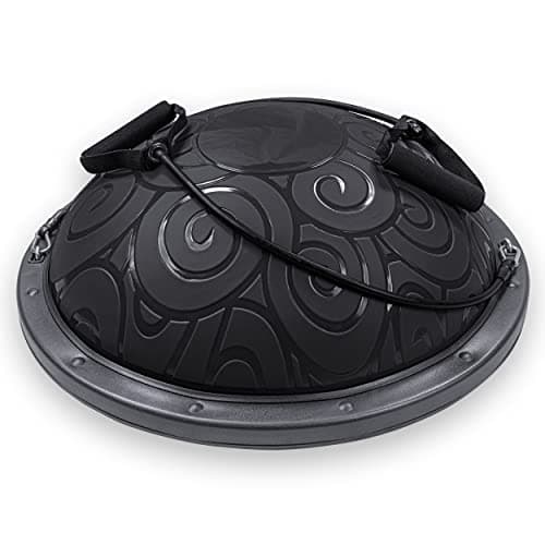 Image of Lions Half Balance Board with Exercise Ball, Ideal for Yoga Physio Cross-fit Core Body Training, (Black)