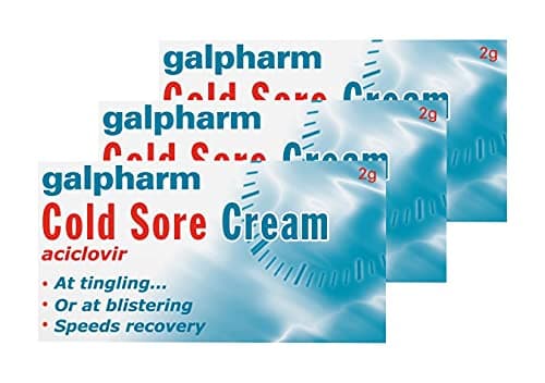 Image of Galpharm Cold Sore Cream 2g x 3 Packs