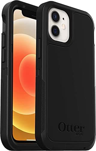 Image of OtterBox Defender XT Case for iPhone 12 mini with MagSafe, Shockproof, Drop proof, Ultra-Rugged, Protective Case, 5x Tested to Military Standard, Black