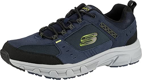 Image of Skechers Mens Oak Canyon Sneaker, Navy Black, 7 UK