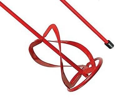 Image of Heavy Duty Mixing Paddle Plaster Paint Mixer Hex Whisk Drill 140mm x 600mm U111