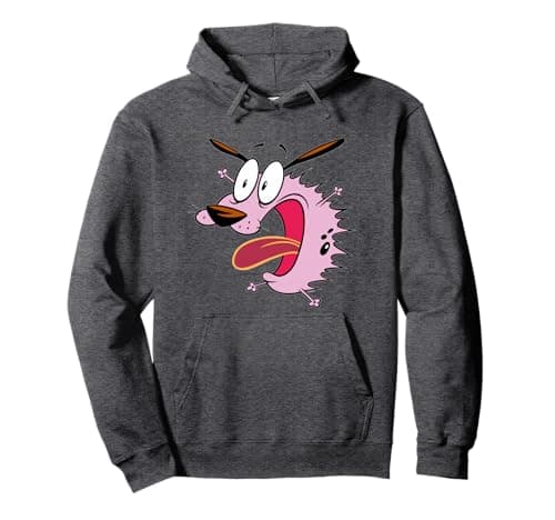 Image of Cartoon Network Courage The Cowardly Dog It's A Dogs Life Pullover Hoodie