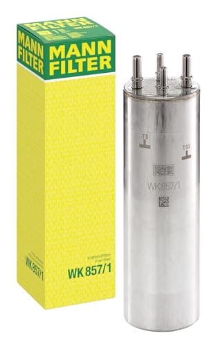 Image of MANN-FILTER Fuel Filter WK 857/1, Black, Canister, 8.1 cm, 0.59 kg, for Passenger Cars