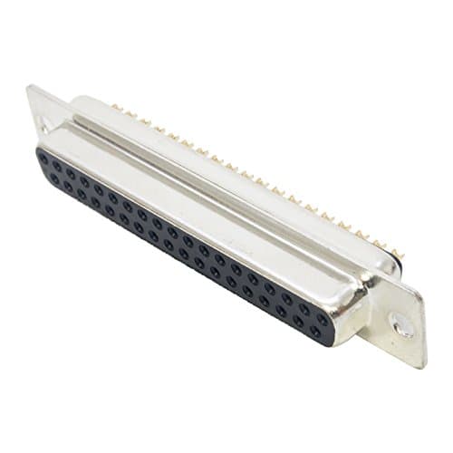 Image of Standard Density, Machined 37 Pin 'D SUB' Connector. High Quality Female Solder Type Pins