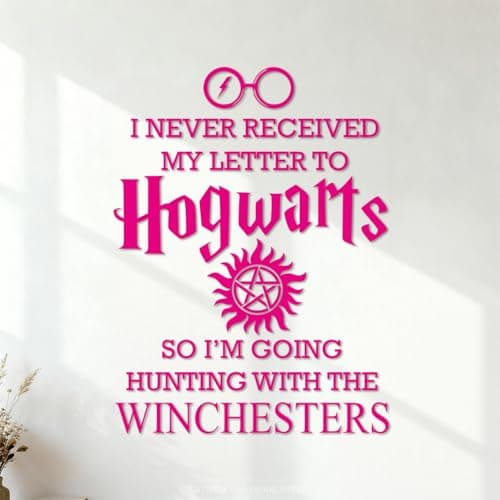 Image of Vinyl Wall Stickers I Never Got My Letter Evil Power Potter Quotes Life 42x56cm Glass Stickers Rosered