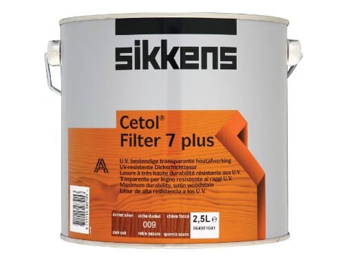 Image of Sikkens SIKCF7PDO 2.5L Cetol Filter 7-Plus Translucent Woodstain Dark Oak