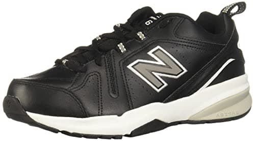Image of New Balance Men's 608 V5 Casual Comfort Cross Trainer, Black/White, 6 UK