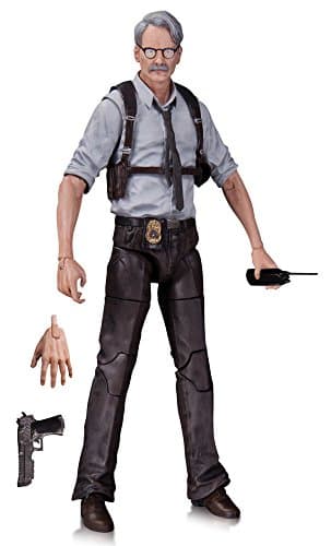Image of DC Comics "Batman Arkham Knight Commissioner Gordon Action Figure (Full Colour)