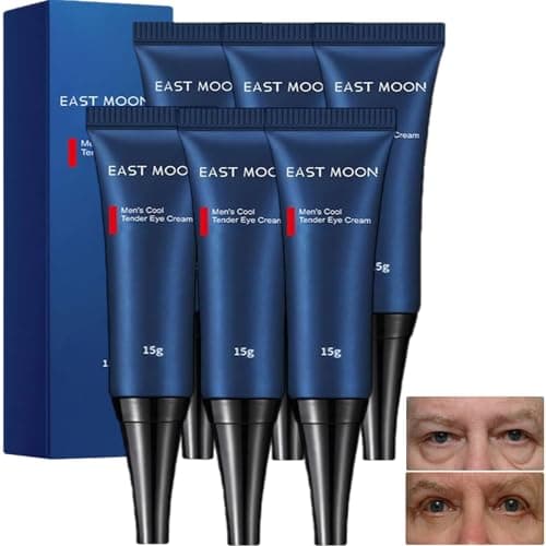 Image of Mens Cool Tender Eye Cream, Awaken Peptide Lifting Gel, Moisturizing Reduces Puffiness, Reduce Under Eye Bags, Wrinkles, Dark Circles (6Pcs)