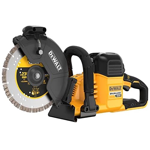 Image of DEWALT DCS691 54v XR Cordless FLEXVOLT Cut Off Saw Disc Cutter 2 x 9ah Li-ion