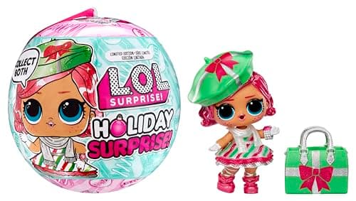 Image of L.O.L. Surprise! Holiday Surprise! - Dreamin’ BB - Comes with A Collectible Doll, 8 Surprises, Holiday-Themed Collectible Dolls, Limited Edition, Ideal Present for Girls Age 3+