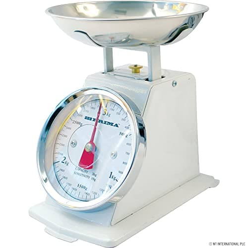 Image of 3kg Mechanical Kitchen Scale - Cream