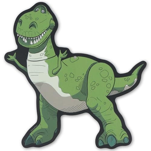 Image of Disney Pixar Toy Story Rex the Dinosaur Metal Wall Decor - Fun Rex Wall Art for Bedroom or Play Room