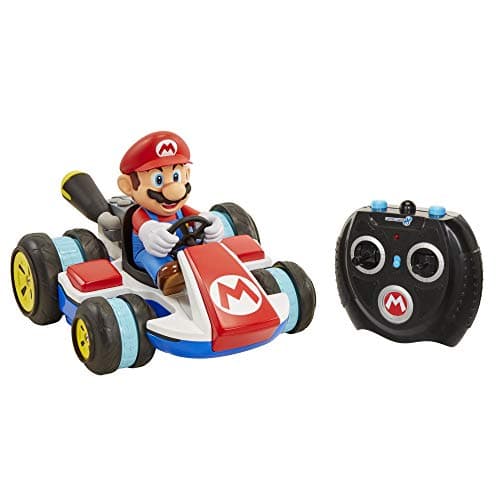 Image of Nintendo Super Mario Kart 8 Mario Anti-Gravity RC Racer, Official by Jakks Pacific, 360 spins, wheelies and drift! - Up to 100 ft. Range - For Kids ages 4+