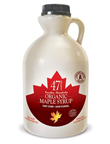 Image of 47° North Single Source Canadian Organic Maple Syrup Grade A Very Dark Strong 1000ml (1x 1000ml)