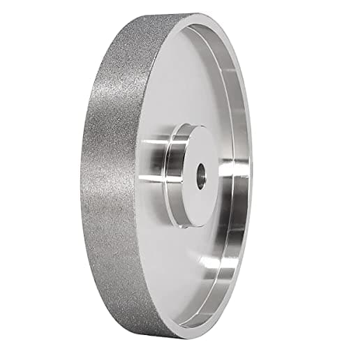 Image of Hausdec , 6Inch Dia x 1Inch Wide, with 1/2Inch Arbor, Diamond Grinding Wheel for Sharpening HSS, 240 Grit