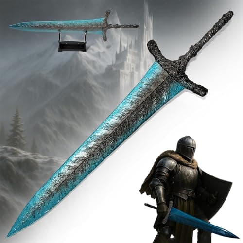 Image of Elden Ring Sword Dark Moon Greatsword XL Letter Opener with Stand, Accessory for Home and Office, Gift and Merchandise for Fans & Collectors