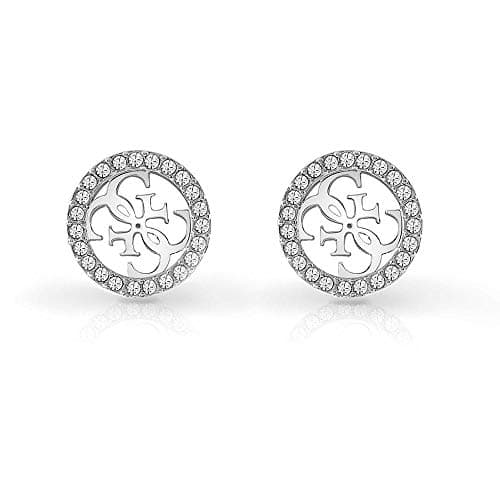 Image of Guess PAVE 4G LOGO STUDS (RH), one size, Non-precious metals, No Gemstone