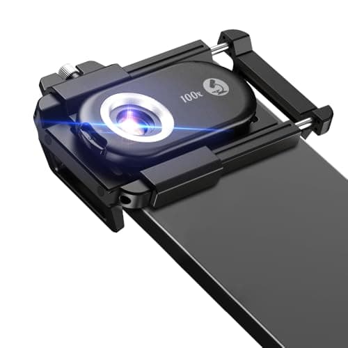 Image of APEXEL 100X Phone Microscope for iPhone, Explore the Microscopic World with the Smartphone Microscope