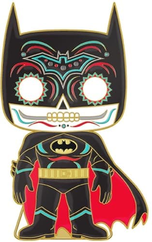 Image of Loungefly Large Enamel Pin DC COMICS DOTD - Batman - BATMAN - DC Comics Enamel Pins - Cute Collectable Novelty Brooch - for Backpacks & Bags - Gift Idea - Official Merchandise