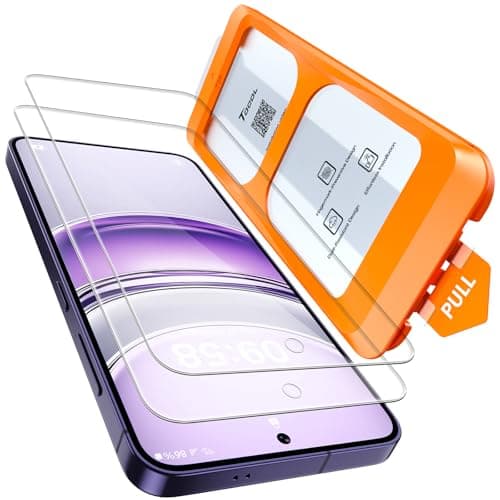 Image of TOCOL 2 Pack for Samsung Galaxy S24 Screen Protector 6.2-Inch Instant Installation, 14FT Military Grade Shatterproof, 9H+ Hardness Tempered Glass HD Clear Coverage Protection No Bubbles No Dust