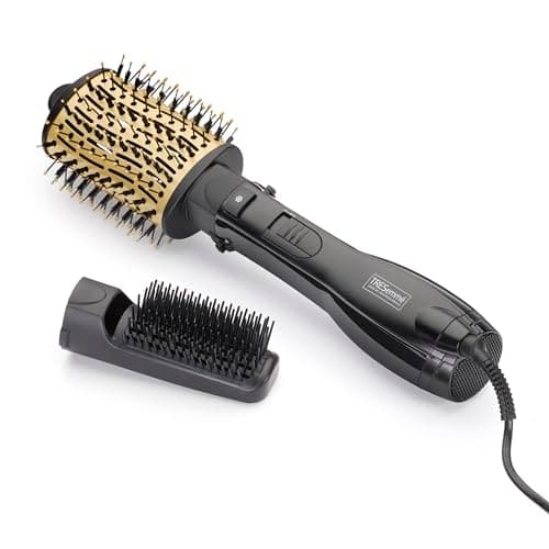Image of TRESemme 2-in-1 Hair Dryer Brush - Airstyler with Oval Volumizing Brush & Vent Brush, Ionic Anti-Frizz Technology, 1000W Power, 3 Heat & 2 Speed Settings, Cool Shot, 2787U