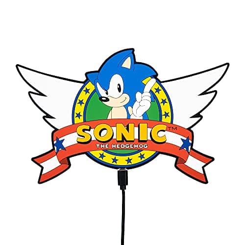Image of Numskull Official SEGA Sonic the Hedgehog Wireless Charger Pad - 10W Fast Qi Charger for all Qi Wireless devices