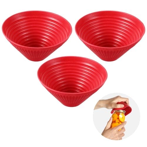 Image of Gjinxi 3Pcs Jar Openers Rubber Jar Opener Gripper Top Rated for Seniors Multi Purpose Jar Grippers for Opening Jars for Weak Hands & Seniors with Arthritis Kitchen Tool for Easy Jar Opening
