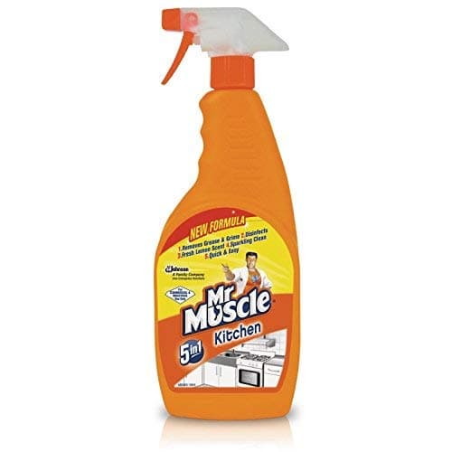 Image of 12 x Mr Muscle kitchen Cleaner 750ml Trigger spray tough on grease