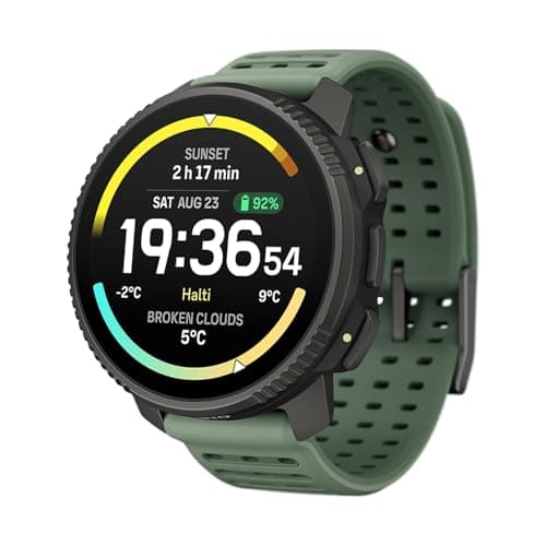 Image of SUUNTO Vertical 2 GPS Sport Watch, Bright AMOLED Touchscreen with Rugged Design, Built-in LED Flashlight, 20-Day Battery Life, Offline Maps, Trusted Navigation, 115+ Sport Modes (Titanium Sage)