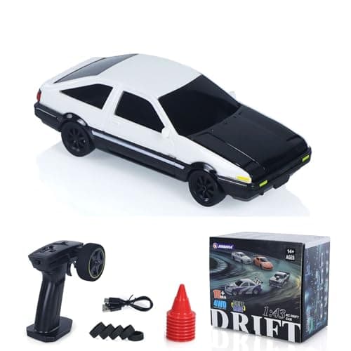 Image of wheelfun wheelfun1/43 High Speed 2.4G Radio Controlled Racing Car for DIY Ae86 RC Drift Vehicle 4Wd RTR Mini Model Car Toy Radio Battery Hobby Grade Model