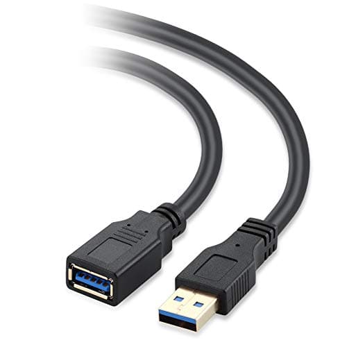 Image of XBOHJOE USB 3.0 Extension Cable 8m High Speed 3.0 USB Extender Cord Type A Male to Female Data Transfer 5Gbps for Mouse USB3 Extender Cable (1, Black, 8M)