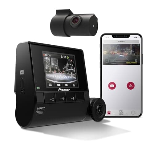 Image of Pioneer VREC-Z710DH 2-Channel Dual Recording 1080p Full HD Dash Camera w/ 2" LCD
